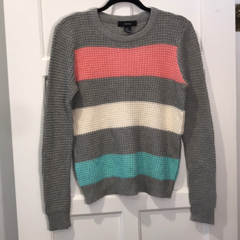 New Color Stripe Sweater